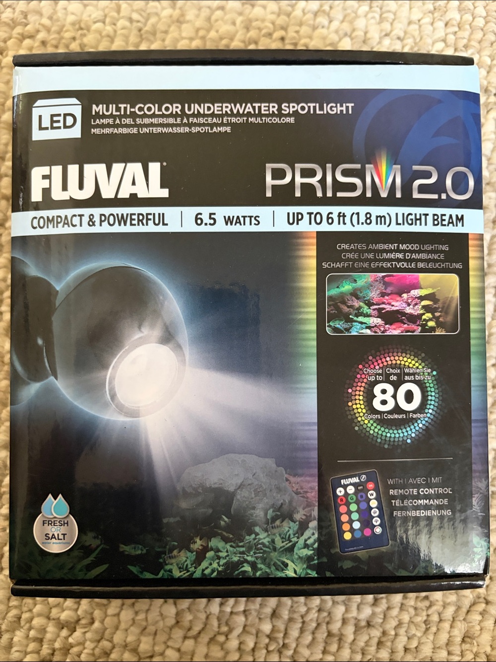 Prism 2.0 Multi-Color Underwater Spotlight - Blue/White